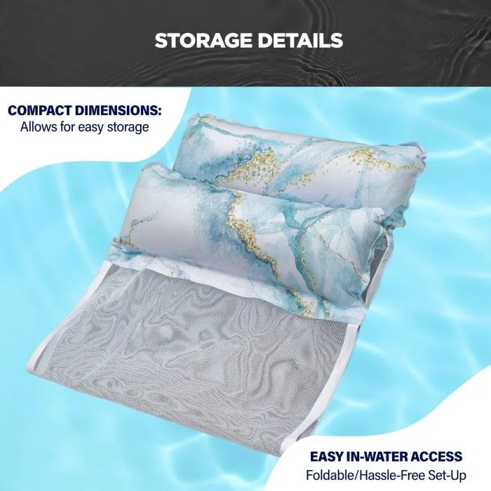 2-in-1 Pool Hammock  Lounger and Chair