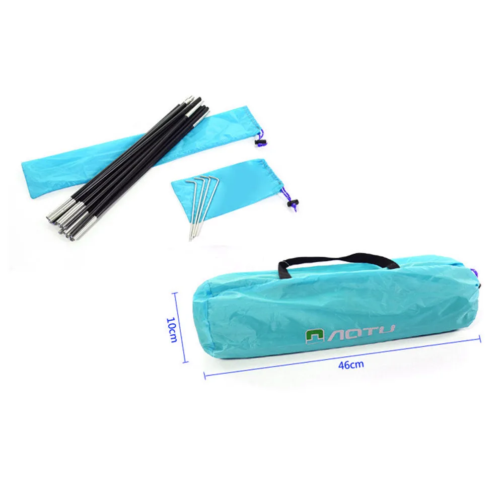 2 Persons Double Double-sided Zipper  One Bedroom Rainproof Tent for Camping