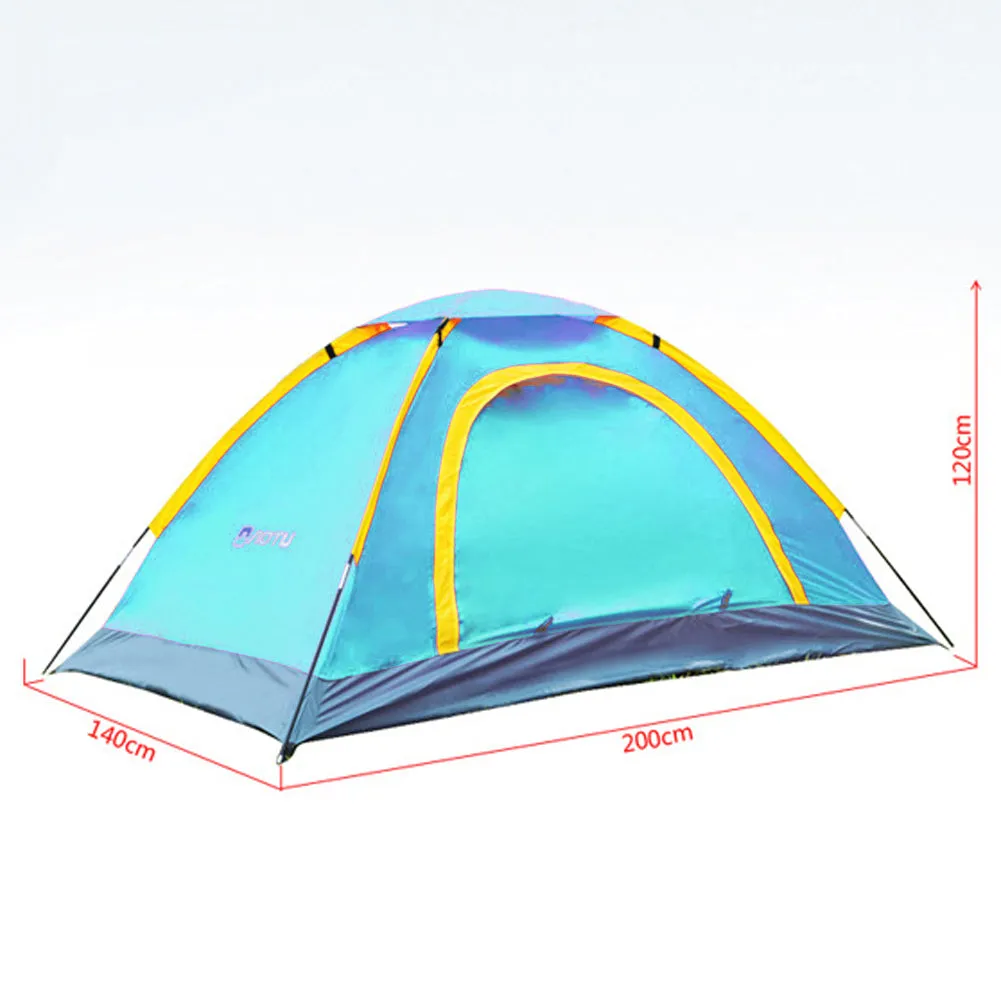 2 Persons Double Double-sided Zipper  One Bedroom Rainproof Tent for Camping