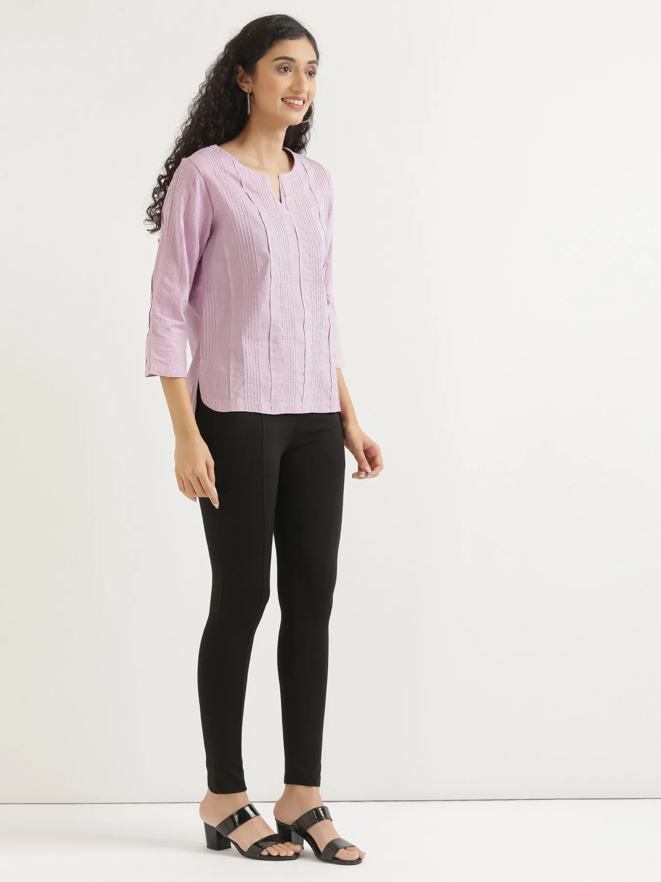 Black 4-Way Stretchable Pants