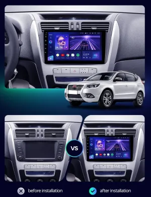 Car Dealz Elite 4G Data Model 10.2" Android 12.0 For Geely Emgrand X7 1 GX7 EX7 2011 - 2019 In Dash Plus OEM Fascia