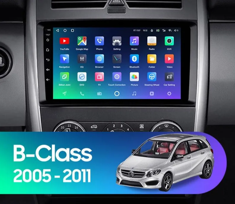 Car Dealz Premium Advanced 4G Data Model 10.2" Android 12.0 For Mercedes Benz B Class T245 2005 - 2011