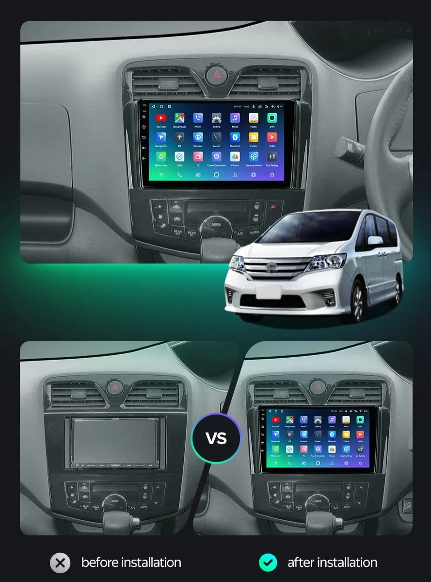 Car Dealz Premium Advanced 4G Data Model 10.2" Android 12.0 For Nissan Serena 4 C26 2010 - 2016