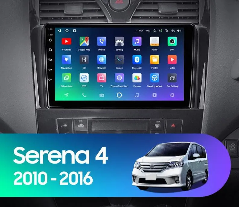 Car Dealz Premium Advanced 4G Data Model 10.2" Android 12.0 For Nissan Serena 4 C26 2010 - 2016