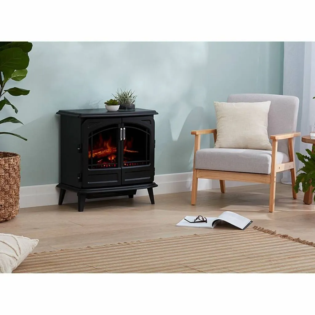 Dimplex LKD20-AU 2kW Black Leckford Electric Fire