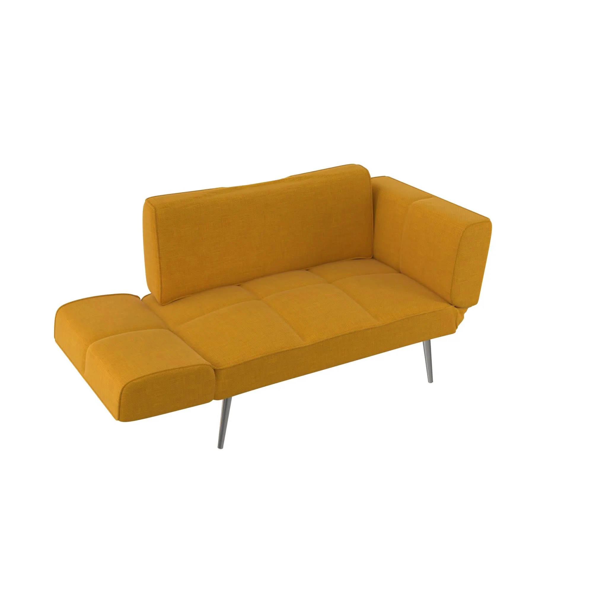 Euro Futon Sofa Bed with Magazine Storage
