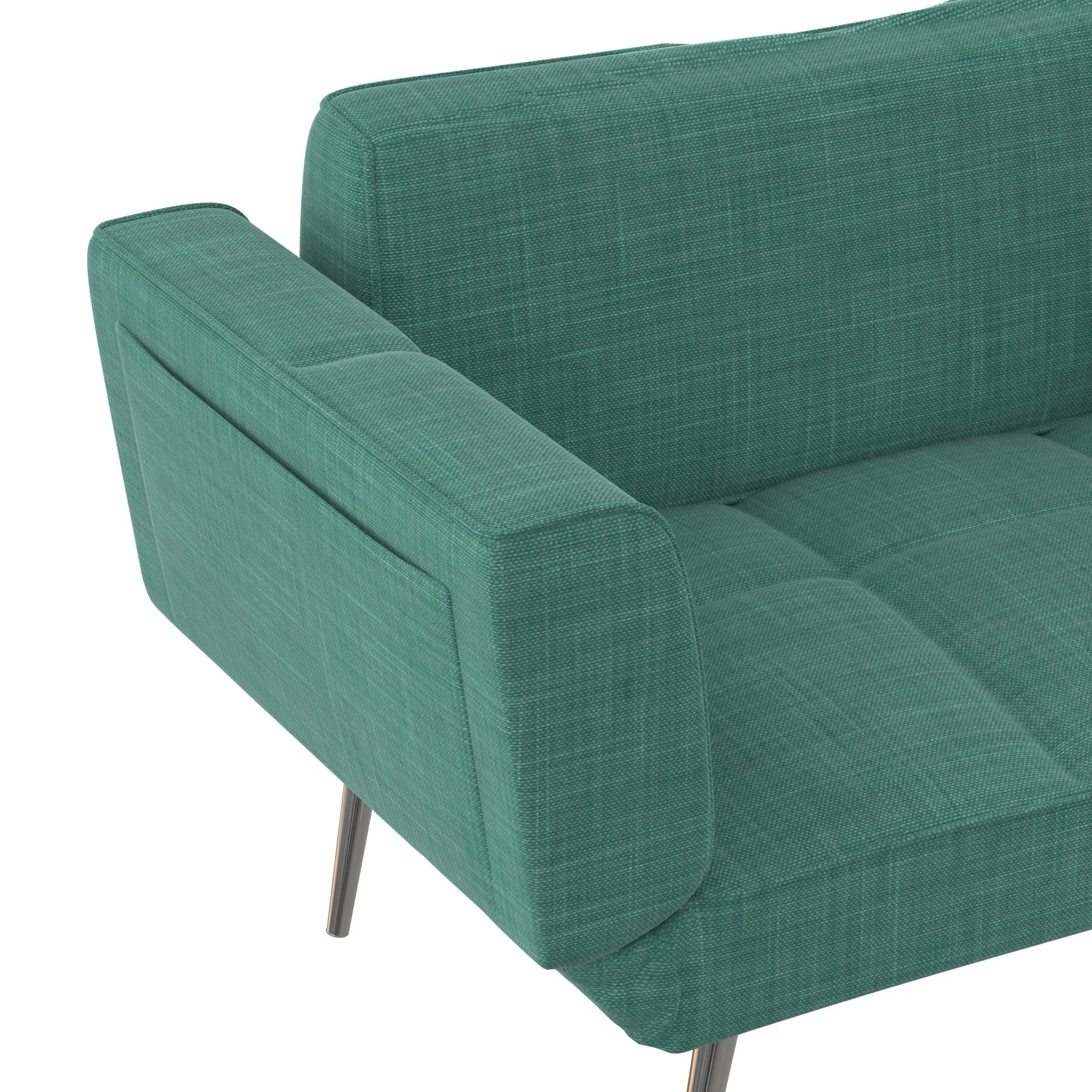 Euro Futon Sofa Bed with Magazine Storage