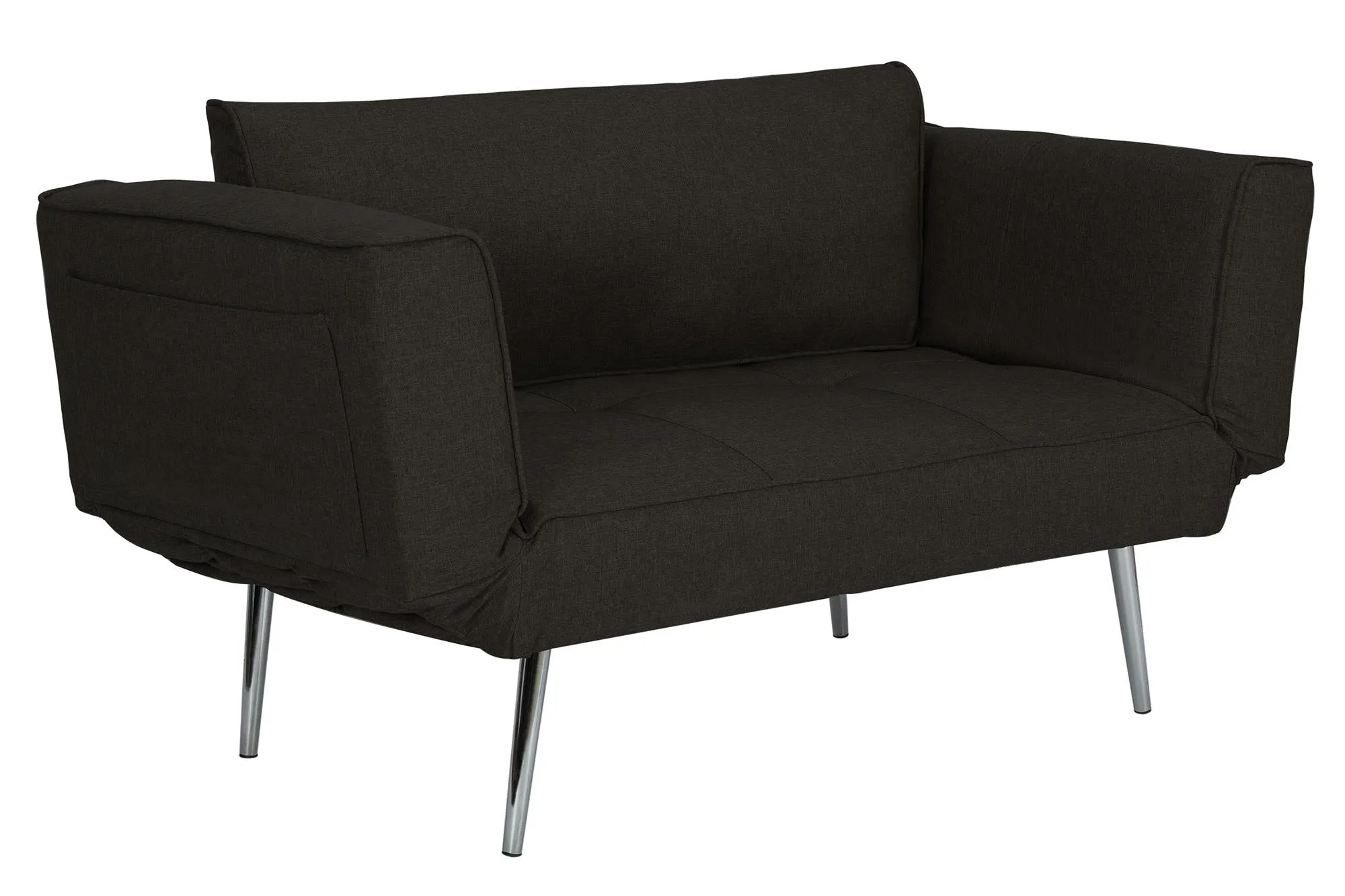 Euro Futon Sofa Bed with Magazine Storage