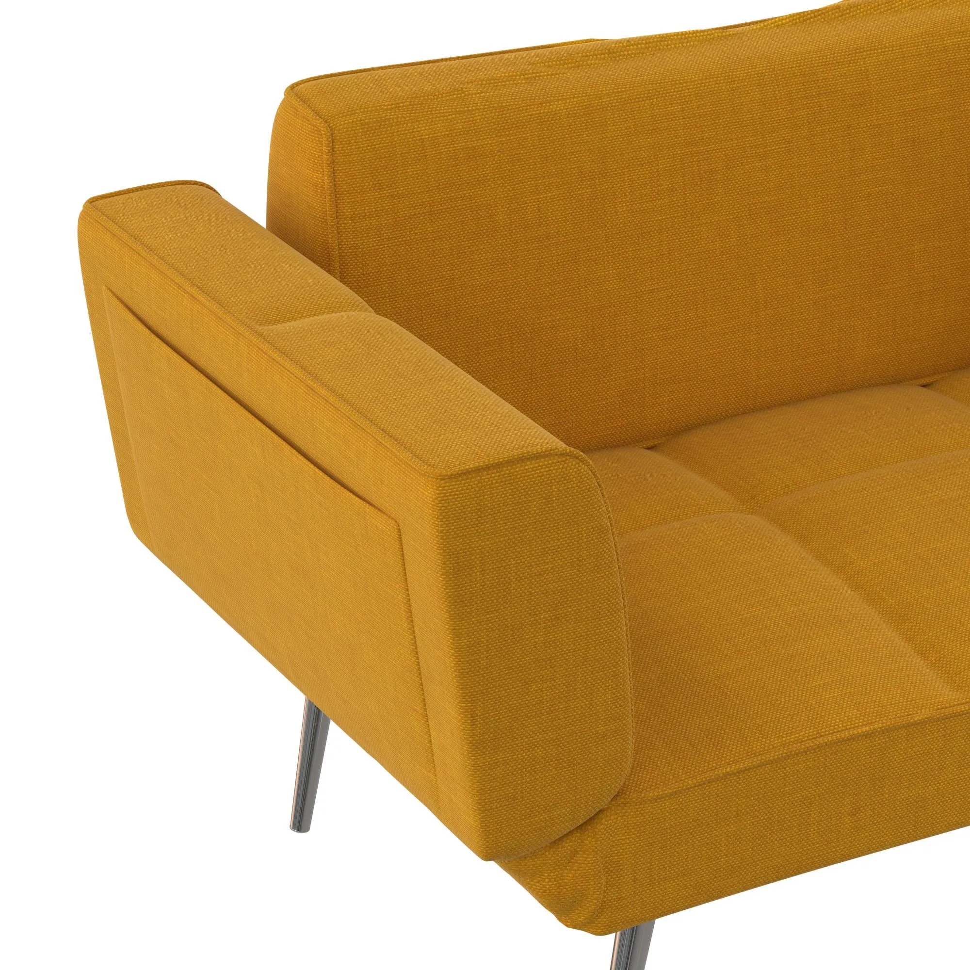 Euro Futon Sofa Bed with Magazine Storage