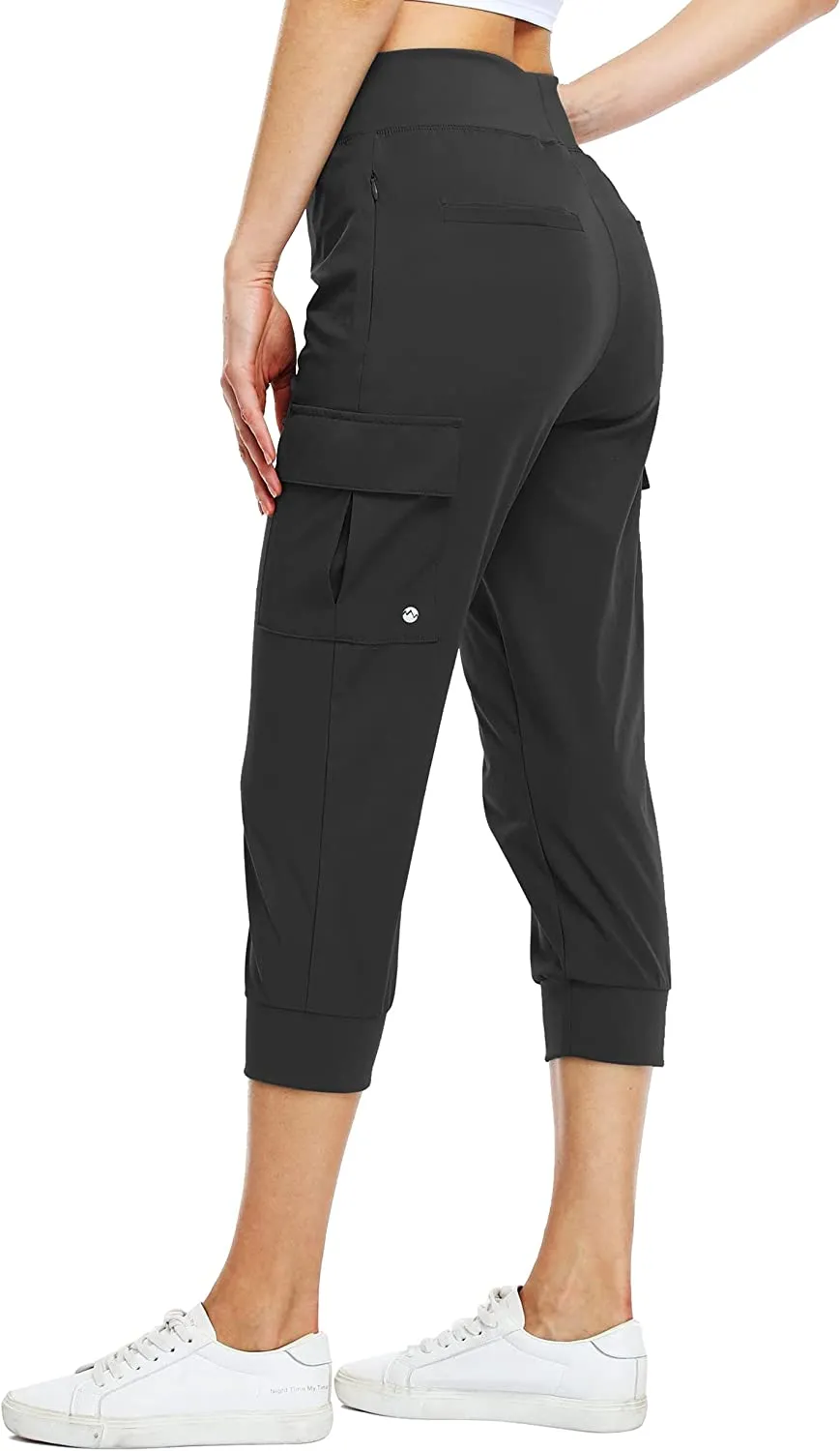FashionSierra - Cargo Hiking Capris Pants Quick Dry Lightweight Outdoor