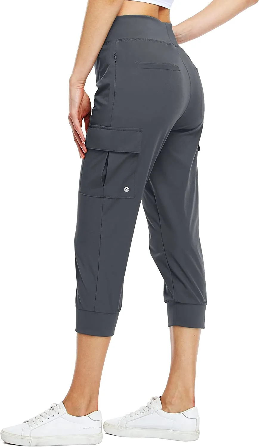 FashionSierra - Cargo Hiking Capris Pants Quick Dry Lightweight Outdoor