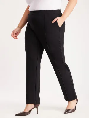 LivIn X Straight Fit Pants - Black