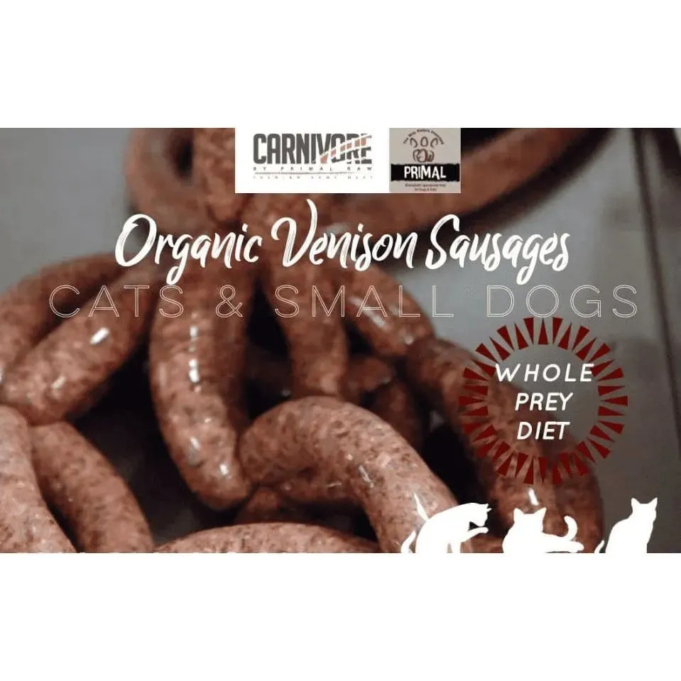 Organic Venison Sausages p 500g (Out of stock with Supplier)