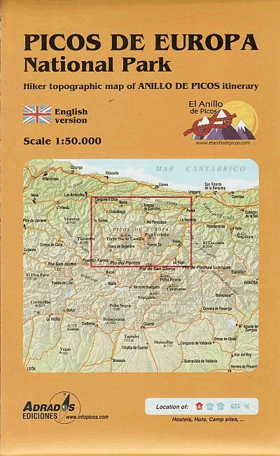 Picos de Europa National Park Map