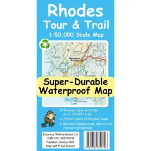 Rhodes Tour and Trail map