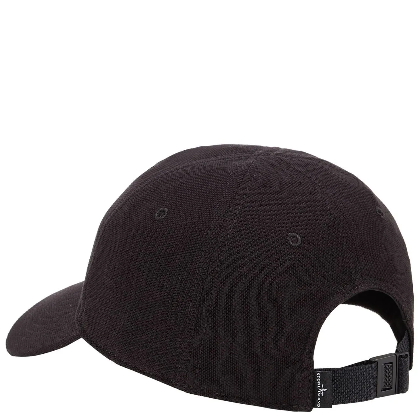 Stone Island Black Patch Logo Cap
