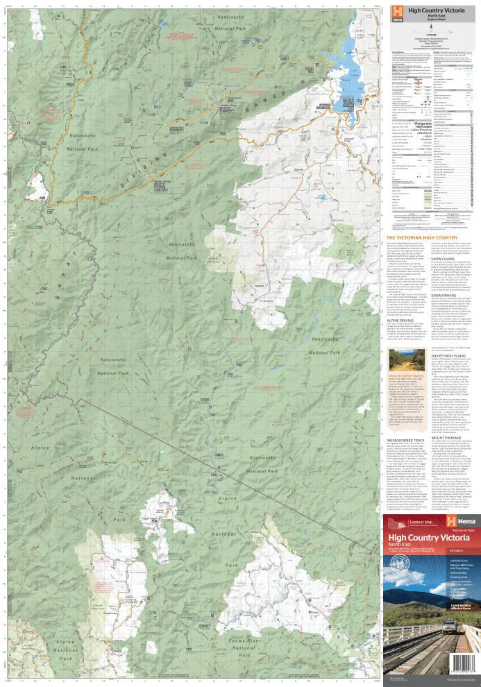 The Victorian High Country - North Eastern Map