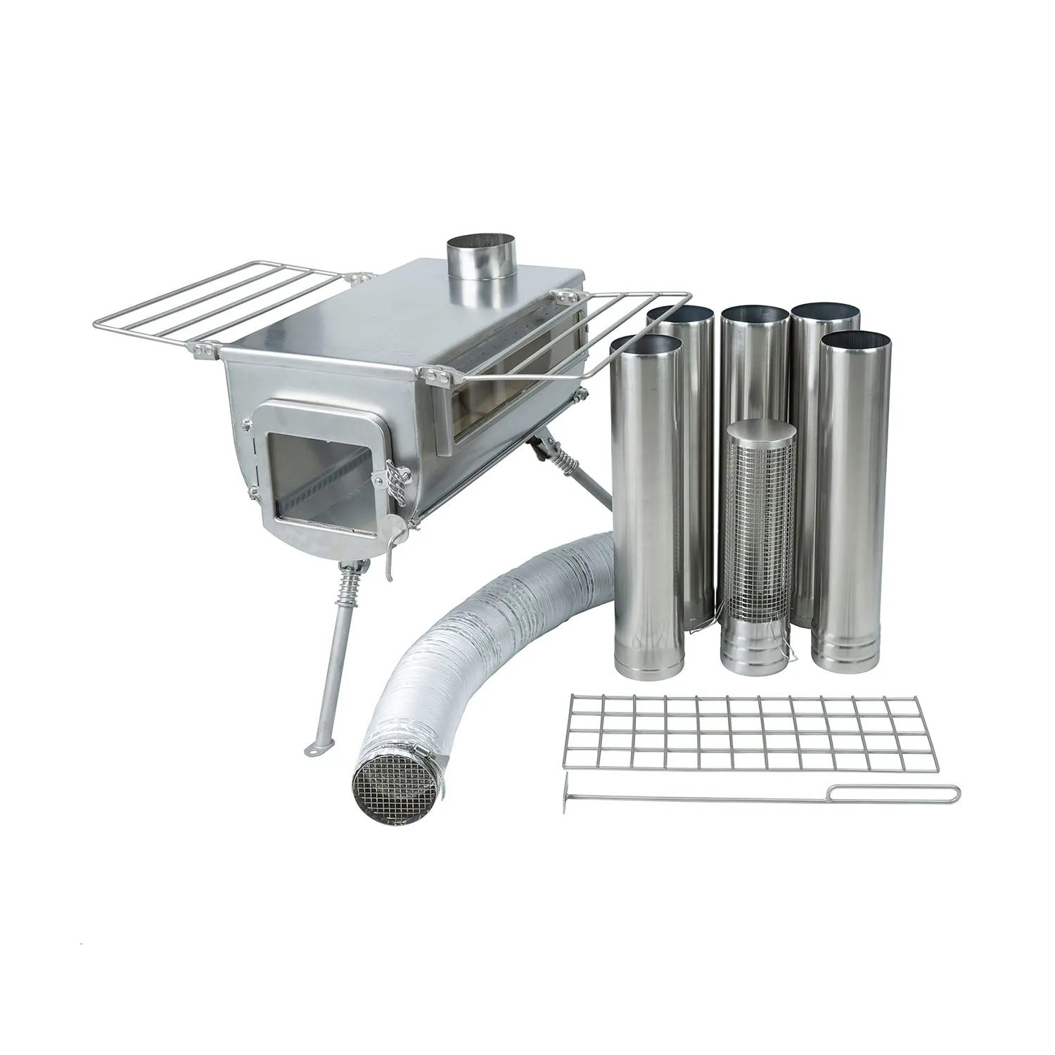 Woodlander Double View Plus External Air Stove-Large